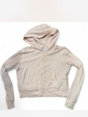 Aritzia TNA waffle zip up